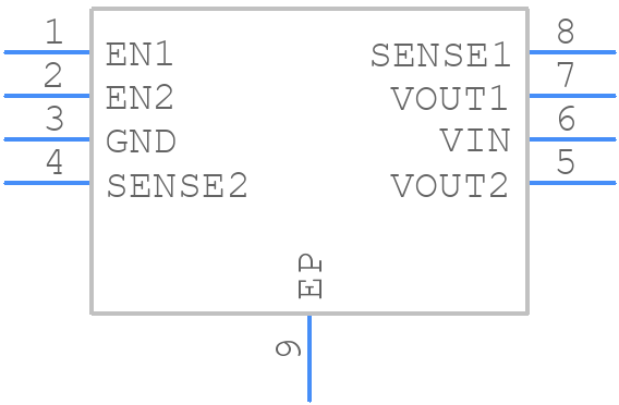ADP224ACPZ-2818-R7 - Analog Devices - PCB symbol