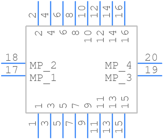 AXE616124A - Panasonic - PCB symbol