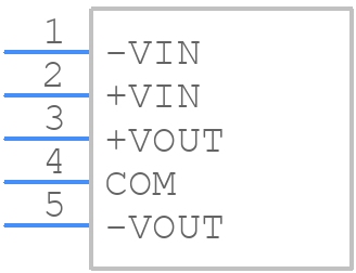 MGFW1R52415 - Cosel - PCB symbol