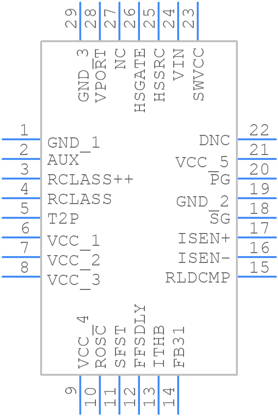 LT4295HUFD#PBF - Analog Devices - PCB symbol