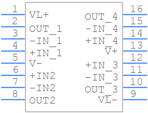 HA1-4905-5 - Renesas Electronics - PCB symbol