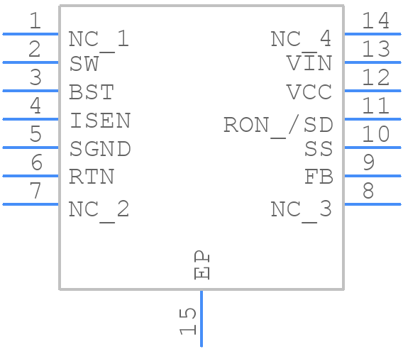 LM5010AQ1MHX/NOPB - Texas Instruments - PCB symbol