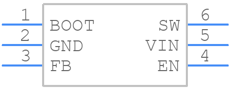 RT6224DHGJ6F - RICHTEK - PCB symbol