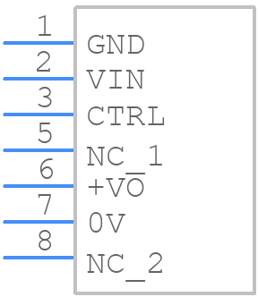 URB_S-10WR3 - Mornsun Power - PCB symbol