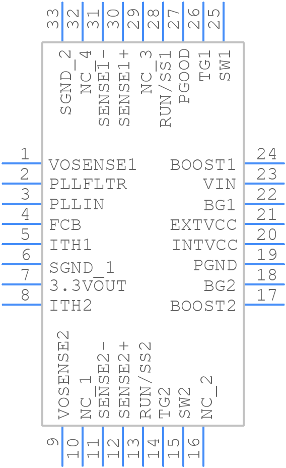 LTC3728EUH#TRPBF - Analog Devices - PCB symbol
