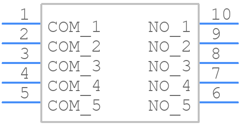 CFS-0500MB - Nidec Copal - PCB symbol