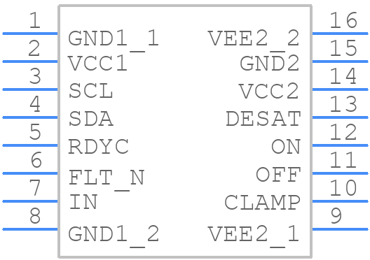1ED3890MC12MXUMA1 - Infineon - PCB symbol