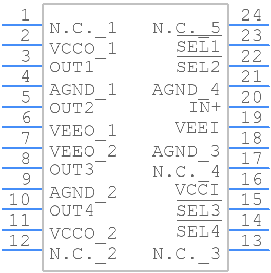 MAX4137EWG - Analog Devices - PCB symbol