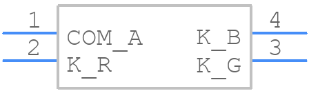 IN-S126TBSRGB - Inolux - PCB symbol
