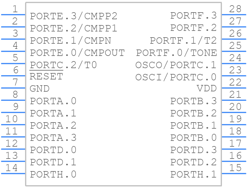SH69P26K - SINO WEALTH - PCB symbol