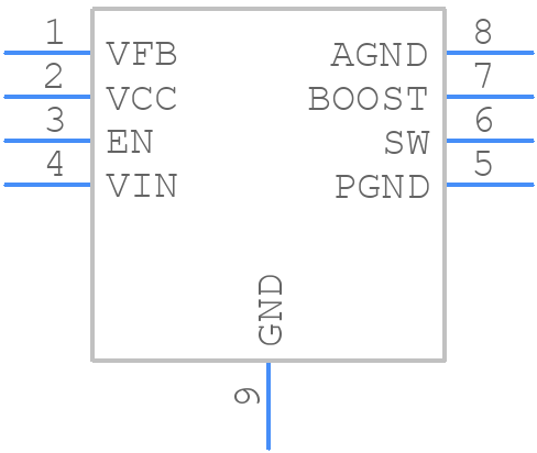 MCP16312T-E/MNY - Microchip - PCB symbol