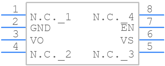 L5050STR - STMicroelectronics - PCB symbol