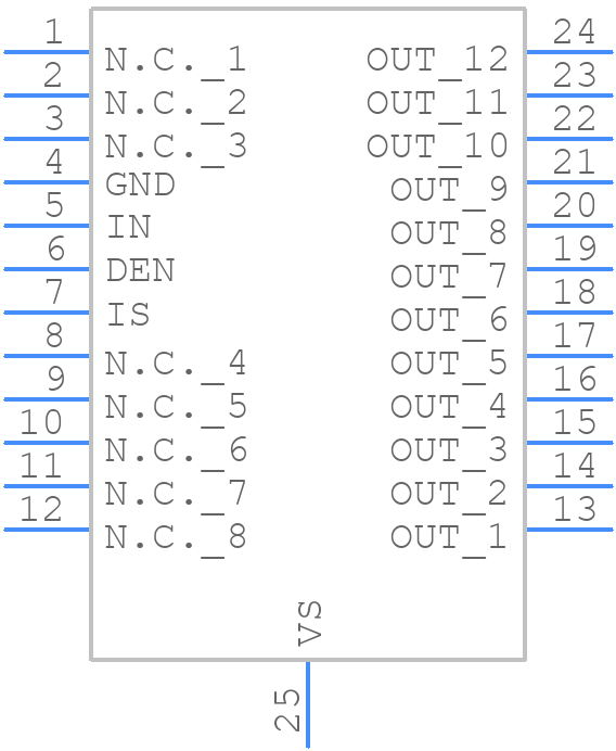 BTS700121ESPXUMA1 - Infineon - PCB symbol