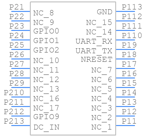 MM5D91-00 - Jorjin Technologies - PCB symbol