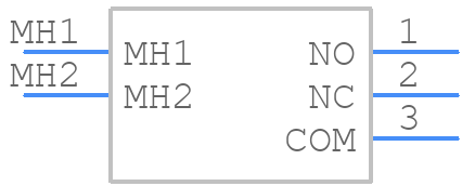 MTS124 - Fujisoku - PCB symbol