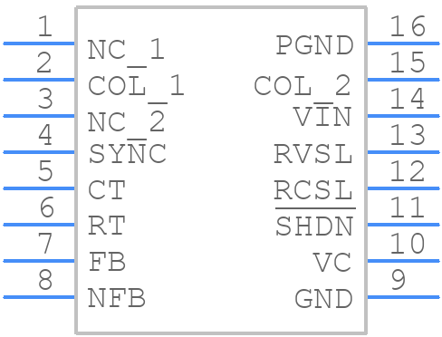 LT1534CS - Analog Devices - PCB symbol