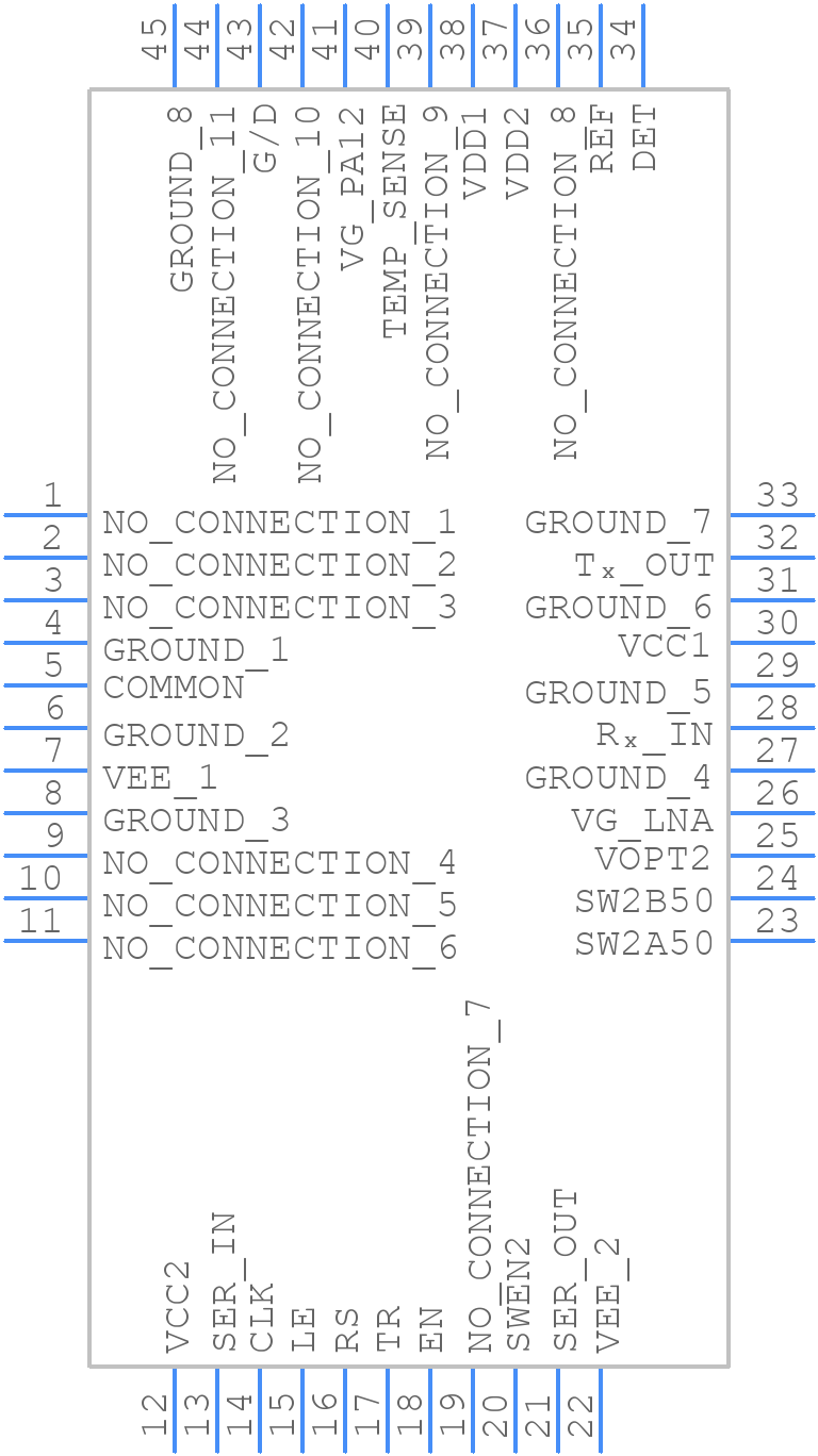 MAMF-011015 - MACOM - PCB symbol