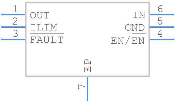 AP22652AFDZ-7 - Diodes Incorporated - PCB symbol