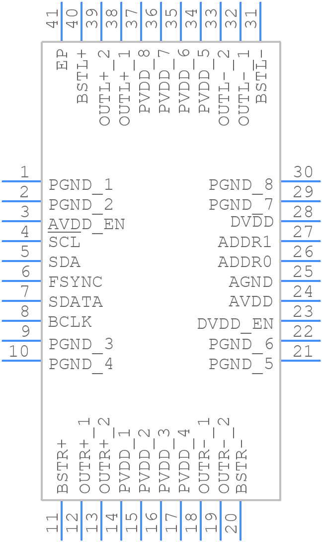 SSM3582BCPZRL - Analog Devices - PCB symbol