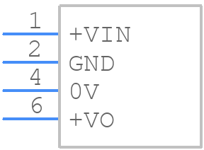 VIBLSD1-S24-S5-SIP - CUI Inc. - PCB symbol