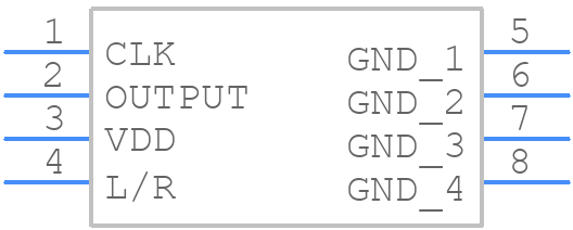 DMM-4326-T-WP-R - PUI Audio - PCB symbol