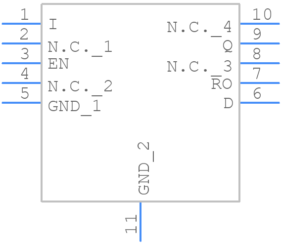 TLS810D1LDV33XUMA1 - Infineon - PCB symbol