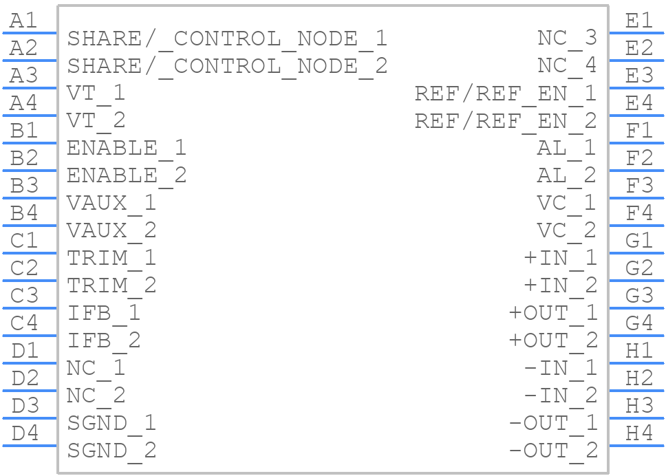 PRM48AF480T400A00 - VICOR - PCB symbol
