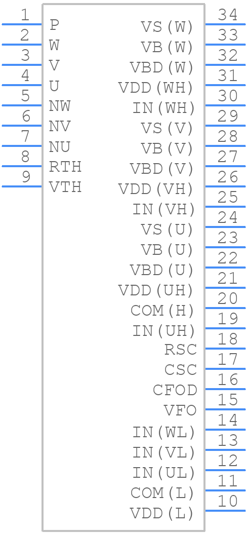 NFVA23512NP2T - onsemi - PCB symbol