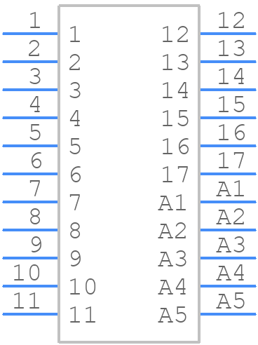 364705 - TE Connectivity - PCB symbol