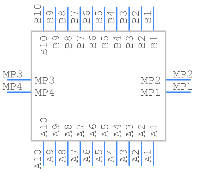 464688 - TE Connectivity - PCB symbol