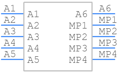454207 - TE Connectivity - PCB symbol