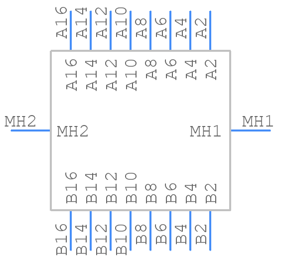 284885 - TE Connectivity - PCB symbol