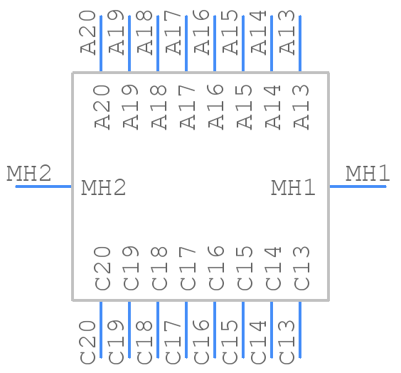 354166 - TE Connectivity - PCB symbol