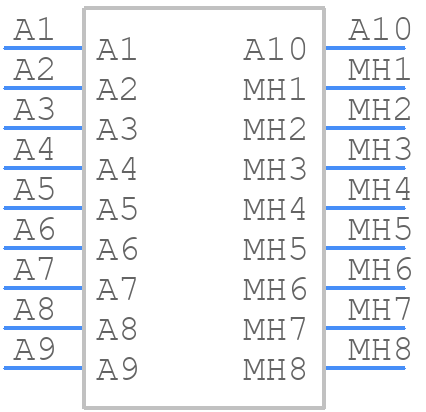374954 - TE Connectivity - PCB symbol