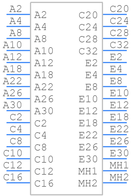 254841 - TE Connectivity - PCB symbol