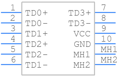 203421 - TE Connectivity - PCB symbol
