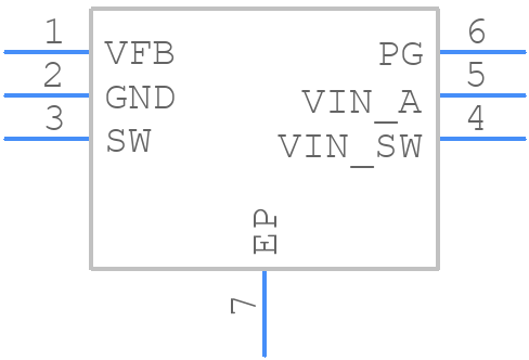 ST1S09PUR - STMicroelectronics - PCB symbol