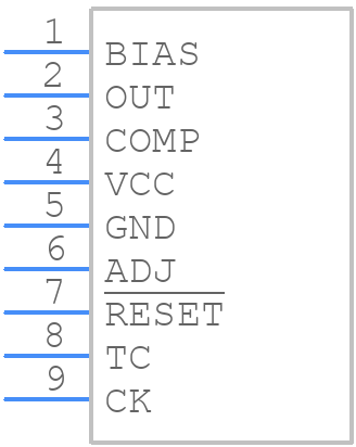 TA8005S - Toshiba - PCB symbol