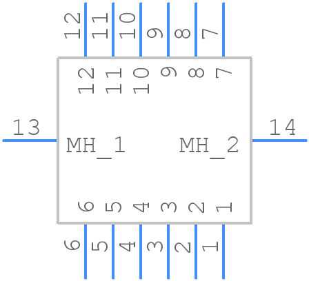 0430451224 - Molex - PCB symbol