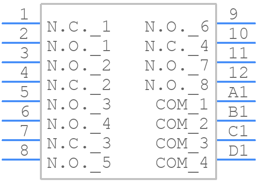 MRA403 - NKK Switches - PCB symbol