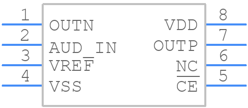 HT82V739(8SOP-A) - Holtek - PCB symbol