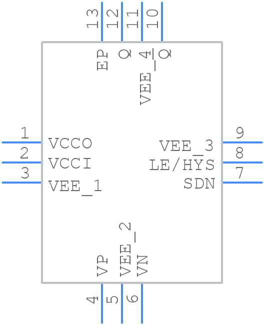 ADCMP603BCPZ-R2 - Analog Devices - PCB symbol