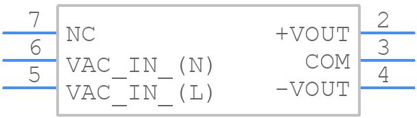 RAC04-12DC/277 - RECOM Power - PCB symbol