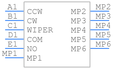 PEC11S-9215F-S0015 - Bourns - PCB symbol