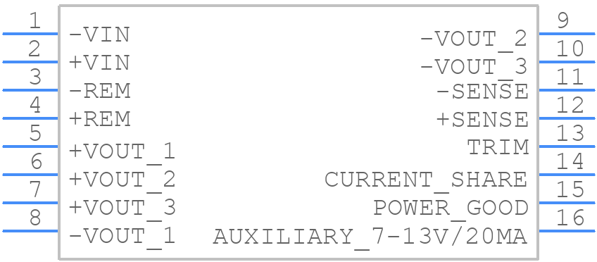 QHL750300S48 - XP POWER - PCB symbol