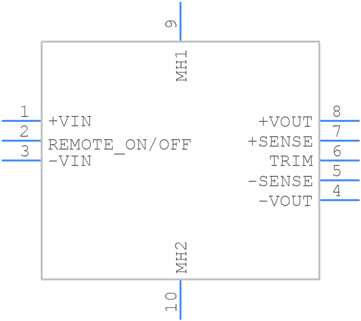 QSC15048S24 - XP POWER - PCB symbol