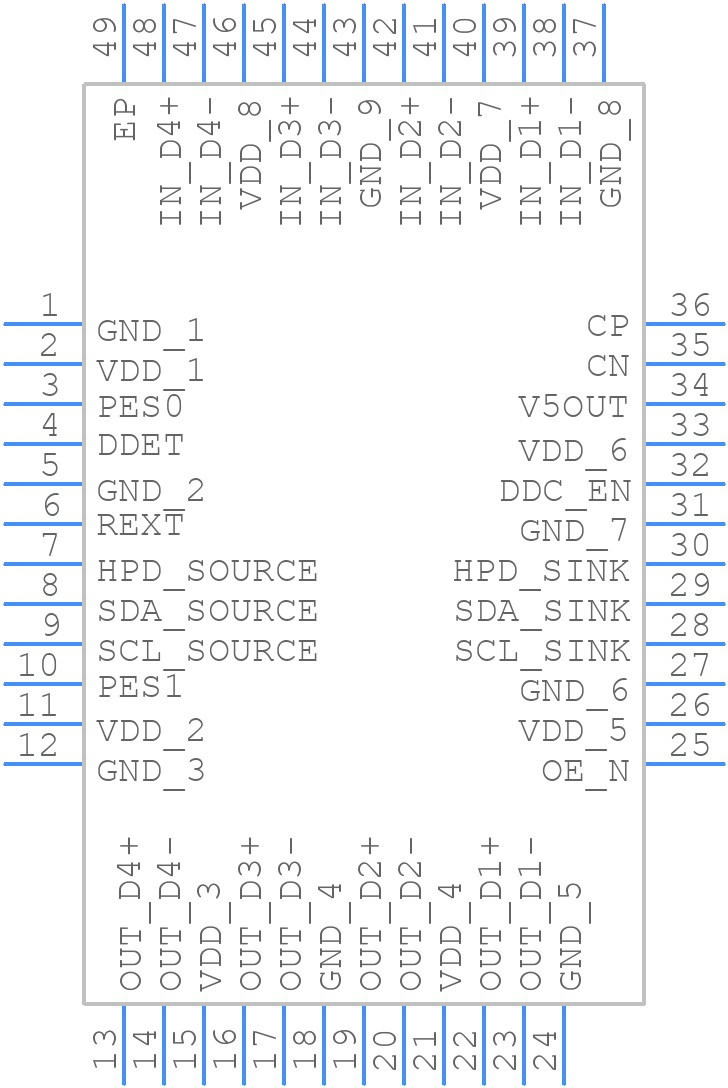 PTN3381BBS,518 - NXP - PCB symbol