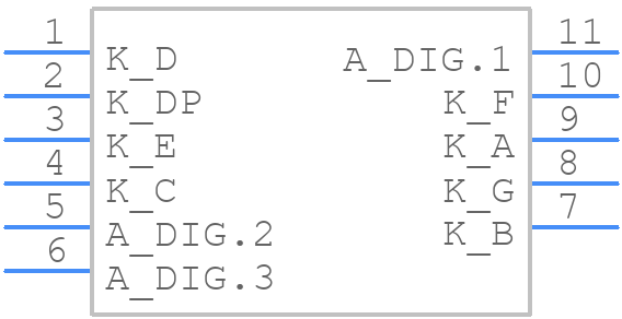 SMA203LA - American Opto Plus LED Corp. - PCB symbol