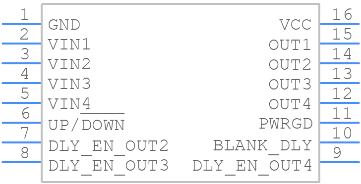 ADM1186-2ARQZ - Analog Devices - PCB symbol