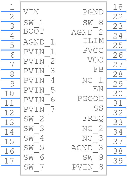 FAN2360AMPX - onsemi - PCB symbol